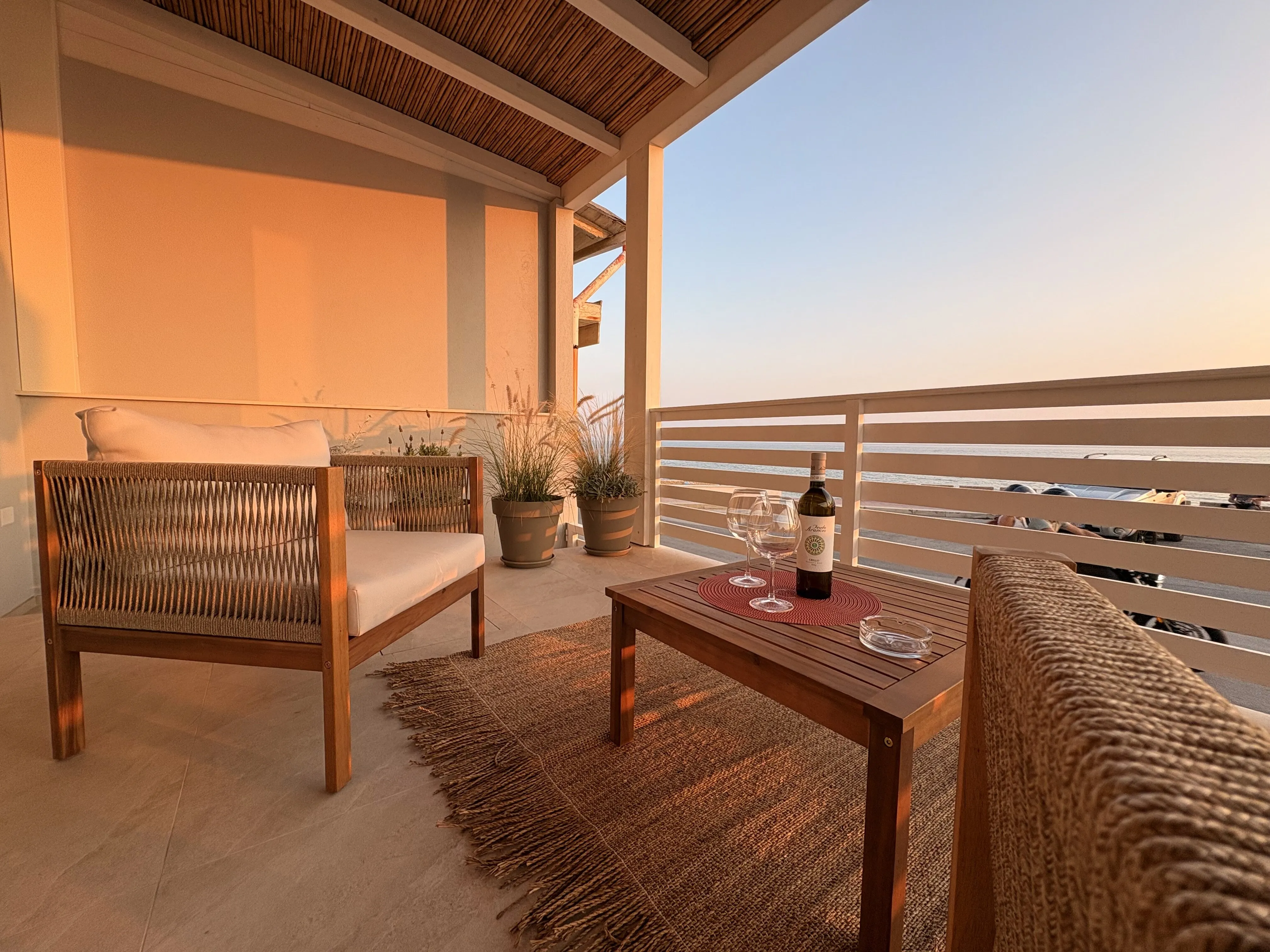 Panoramic sea view from terrace