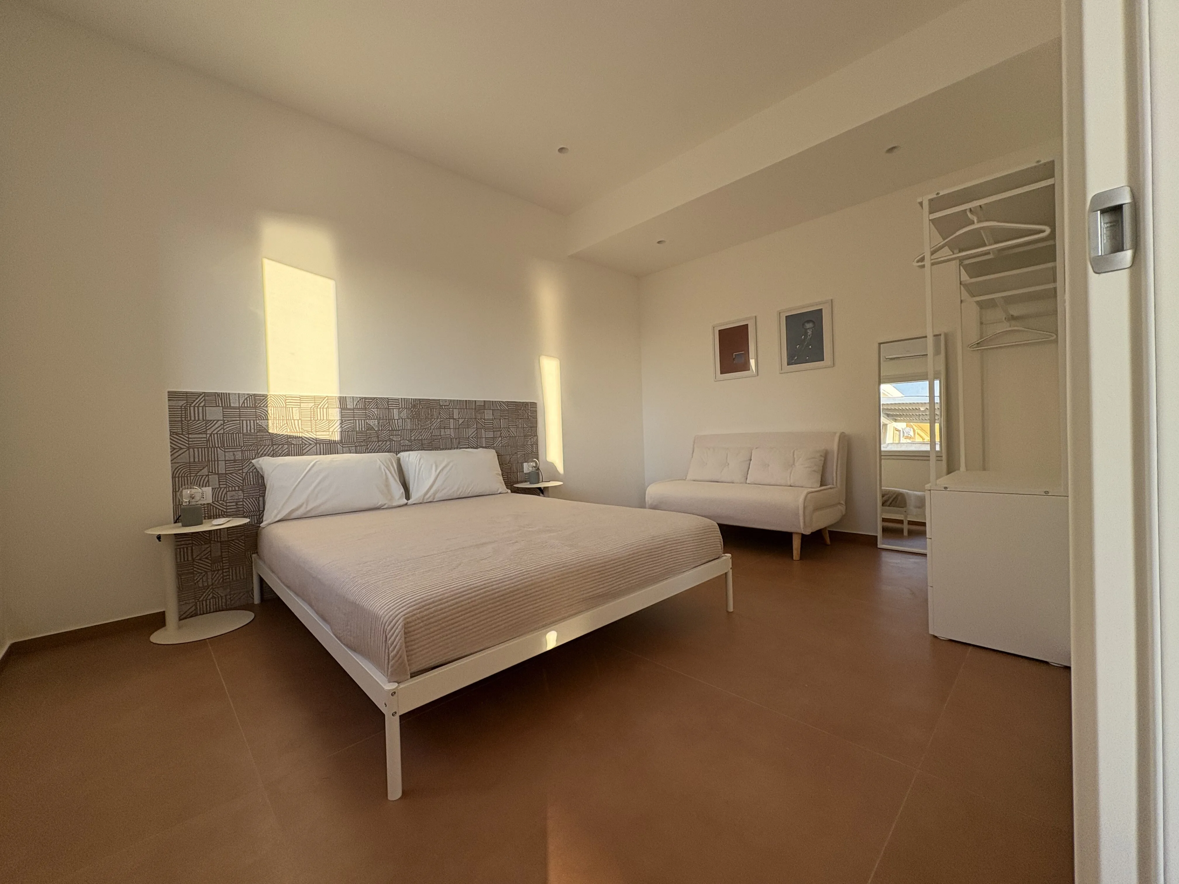 Sea side apartment bedroom